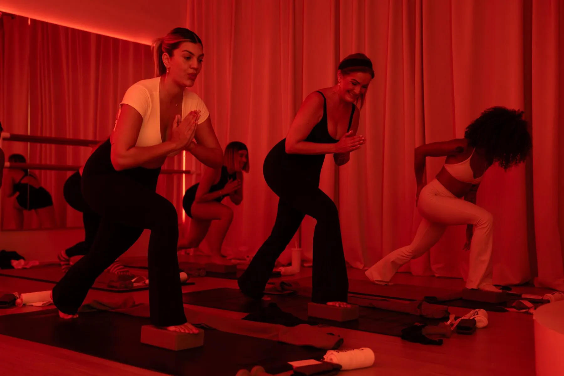 Clase de barre con calor infrarrojo en Reset Studio