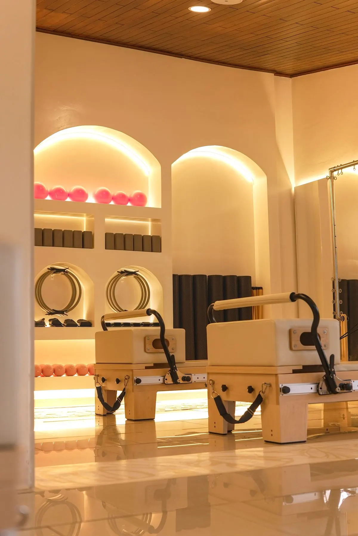 Salón de pilates reformer